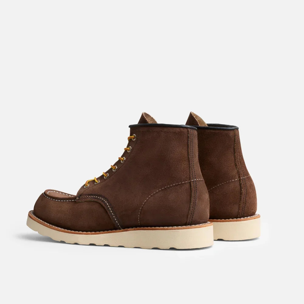 Red Wing Men's 8836 - CLASSIC MOC® 6-inch Boot in Chocolate Muleskinner Roughout Leather