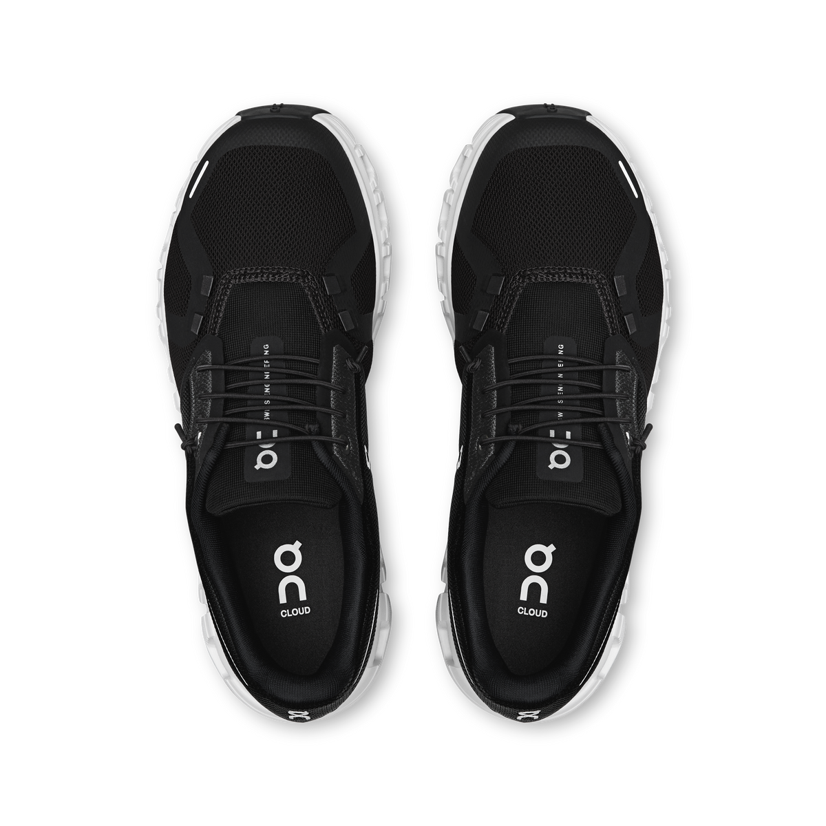 On Running Women's Cloud 6 Wide in Black/White