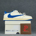 Fragment Design x Travis Scott x Air Jordan 1 Retro Low OG SP 'Sail Military Blue'