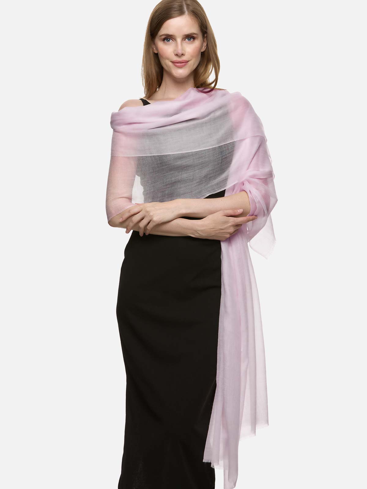 Featherlight Petal Cashmere Scarf