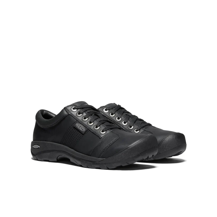 Keen Men's Austin in Black Leather