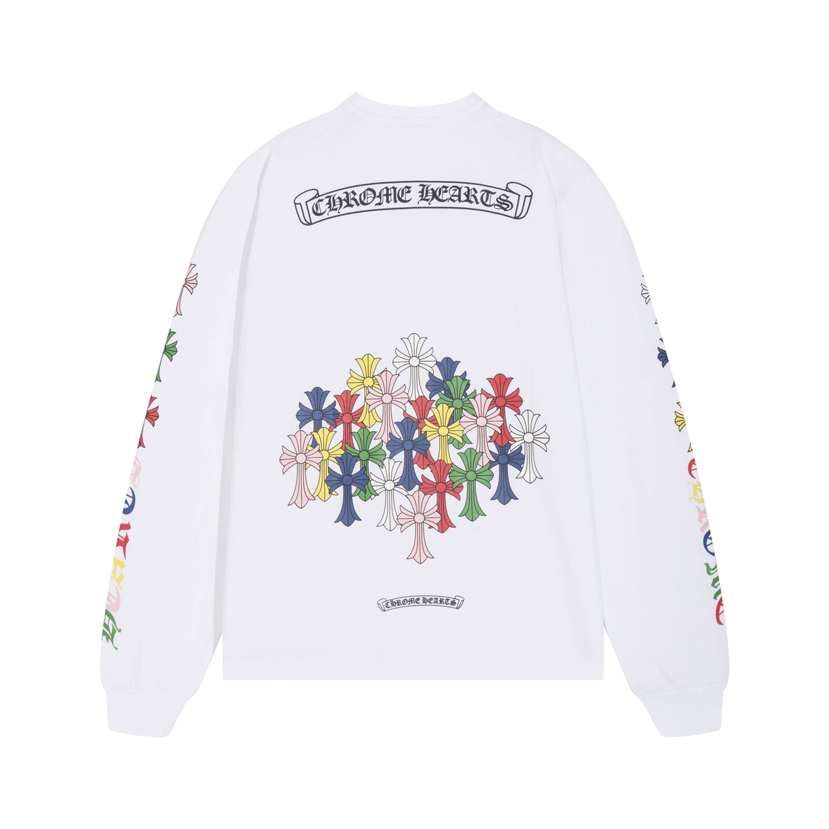 CHROME-HEARTS Men's Long-Sleeve T-shirt Sweatshirt K8015