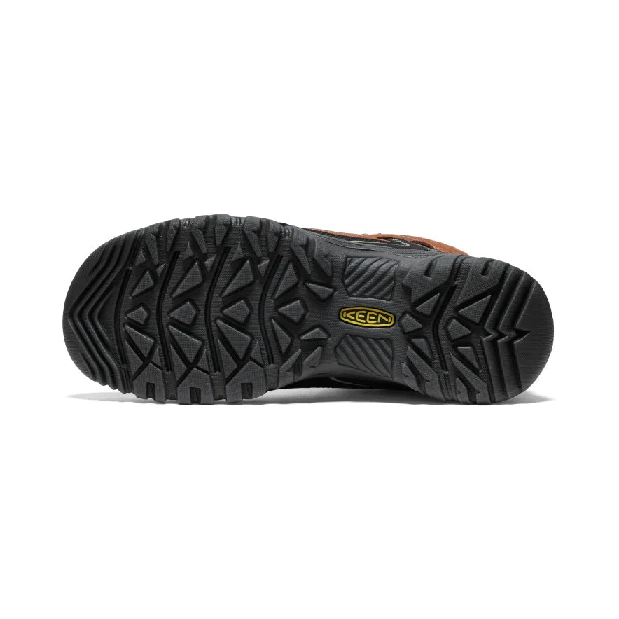 Keen Men's Targhee IV Waterproof Hiking Boot in Bison Black