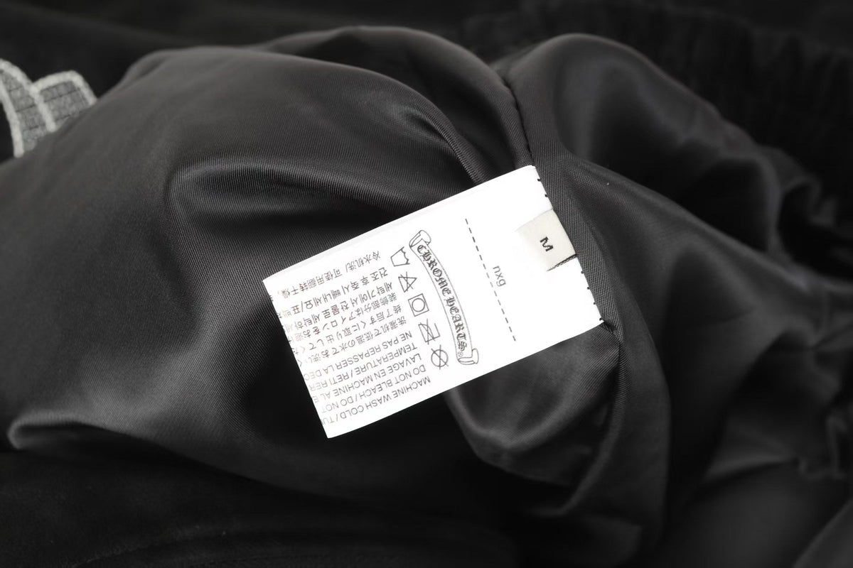 Chrome-Hearts Horseshoe Cross Jacket - Black Street Embroidered Coat 8800
