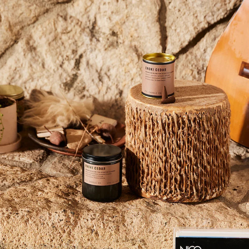 P. F. Candle Co. Enoki Cedar Incense Cones