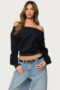 Christy Off Shoulder Sweatshirt