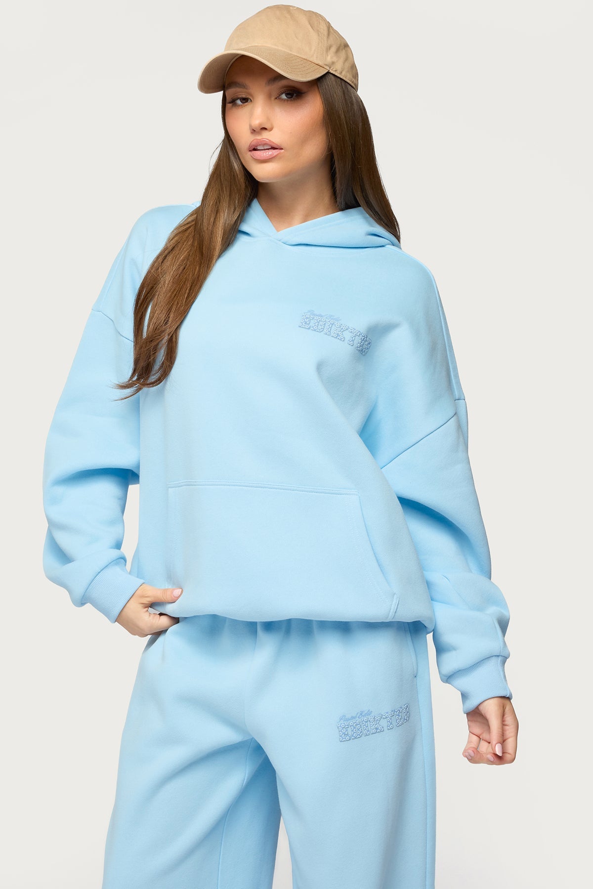 Pastel Edit Edikted Oversized Hoodie