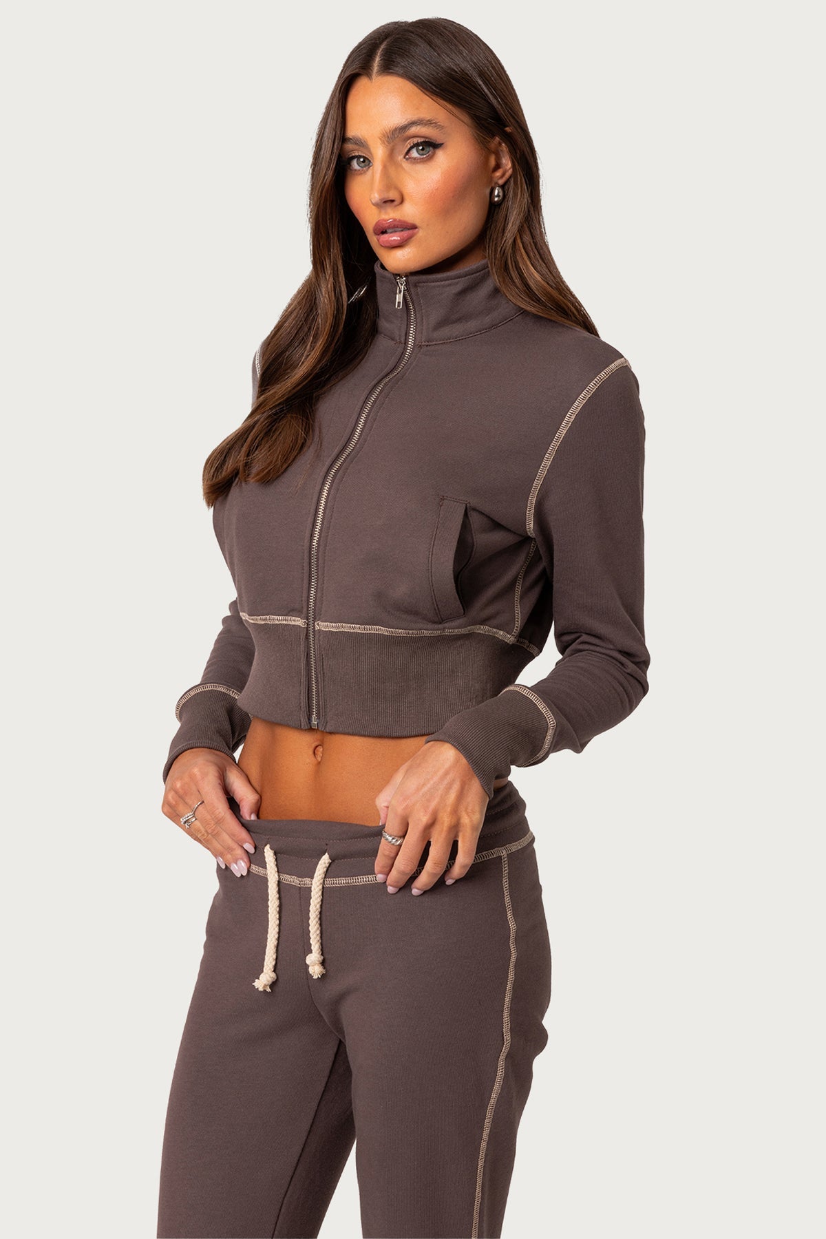 Alexia Zip Up Sweatshirt