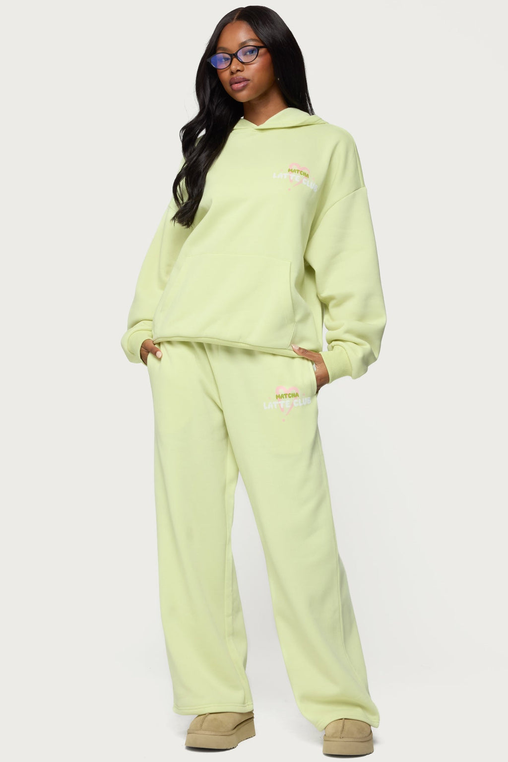 Matcha Lover Oversized Hoodie