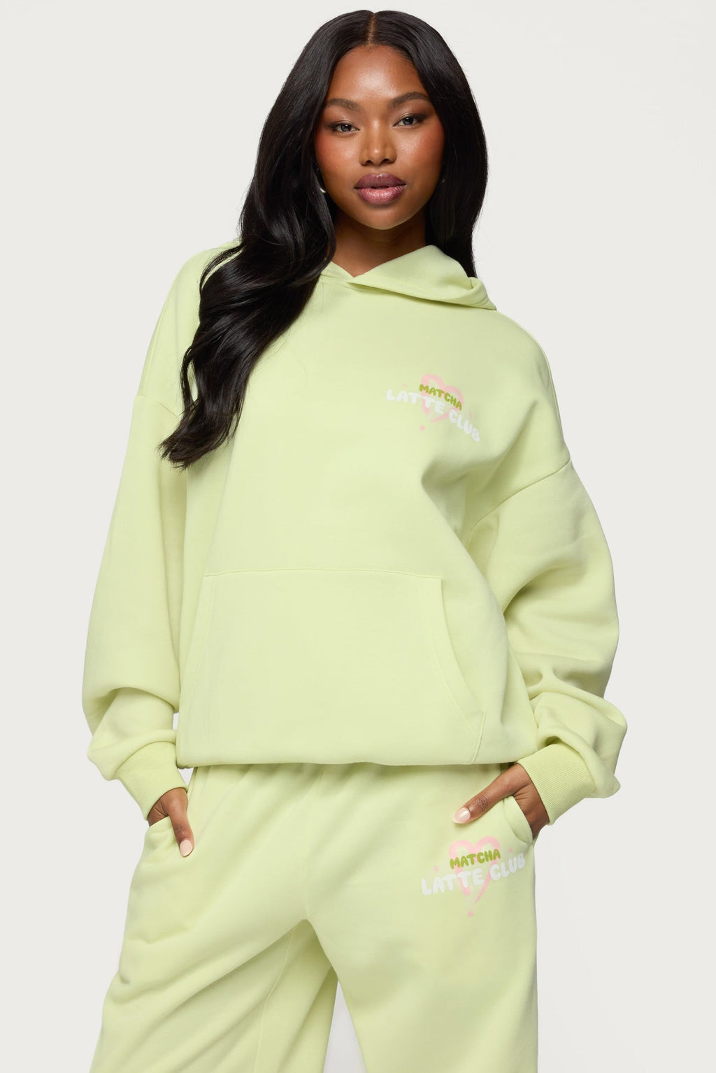 Matcha Lover Oversized Hoodie