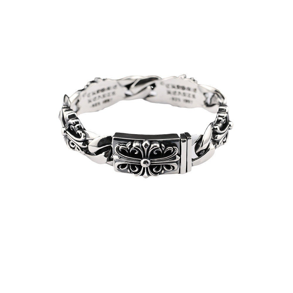 Chrome Hearts Crusader Flower Multi-piece Spliced Bracelet