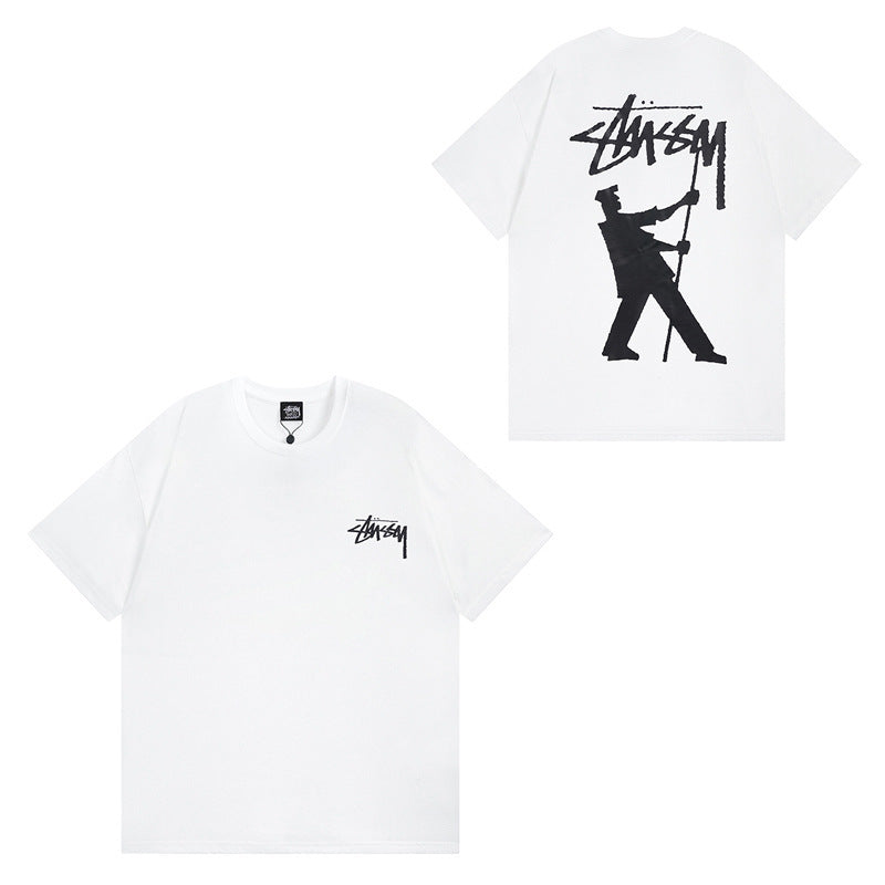 Stussy T Shirts Casual Versatile Loose T Shirts Couple