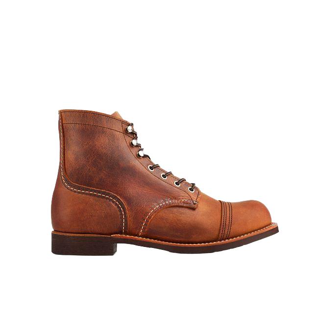 Red Wing Men's Iron Ranger 6-Inch Boot in Copper Rough & Tough Leather