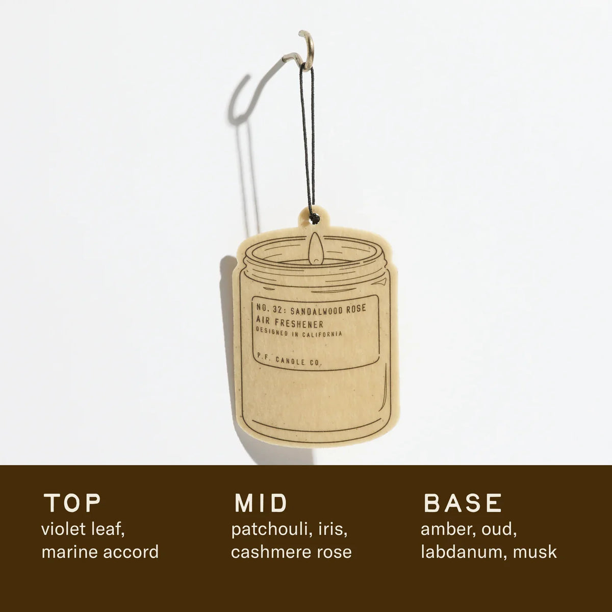 P. F. Candle Co. Sandalwood Rose– Air Freshener