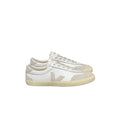 Veja Women's Volley Leather Sneaker in White Natural