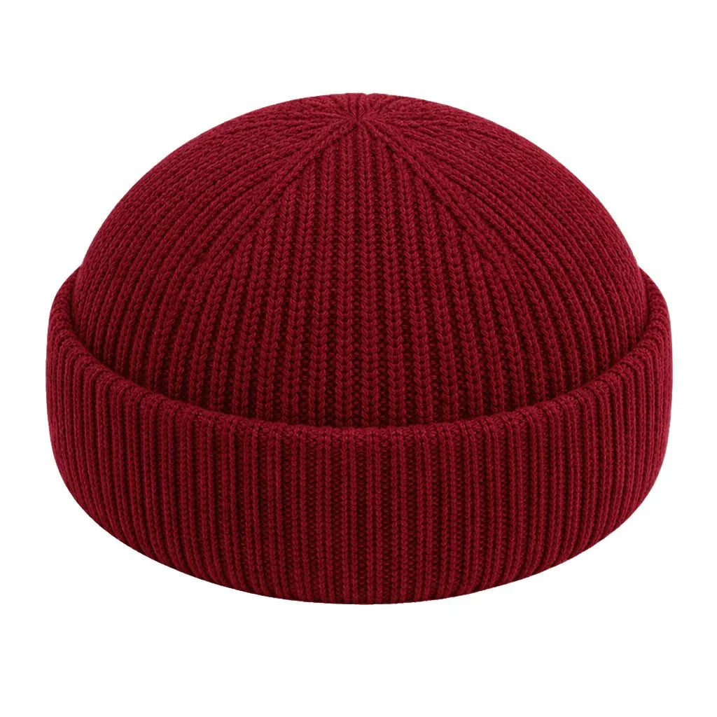 WINE RED FISHERMAN BEANIE PRO