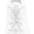 Solid No-Tie Shoelaces in White