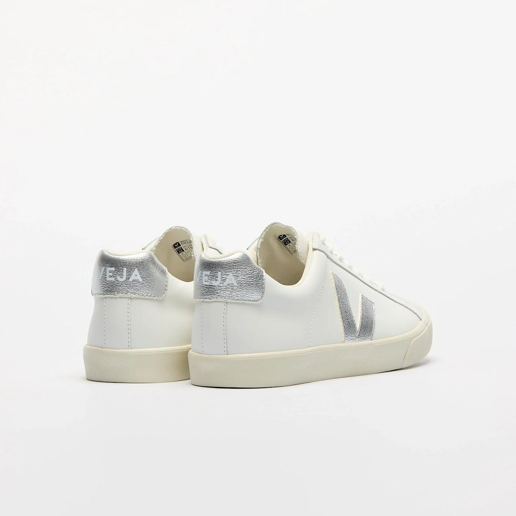 Veja Women's Esplar Leather in White Silver
