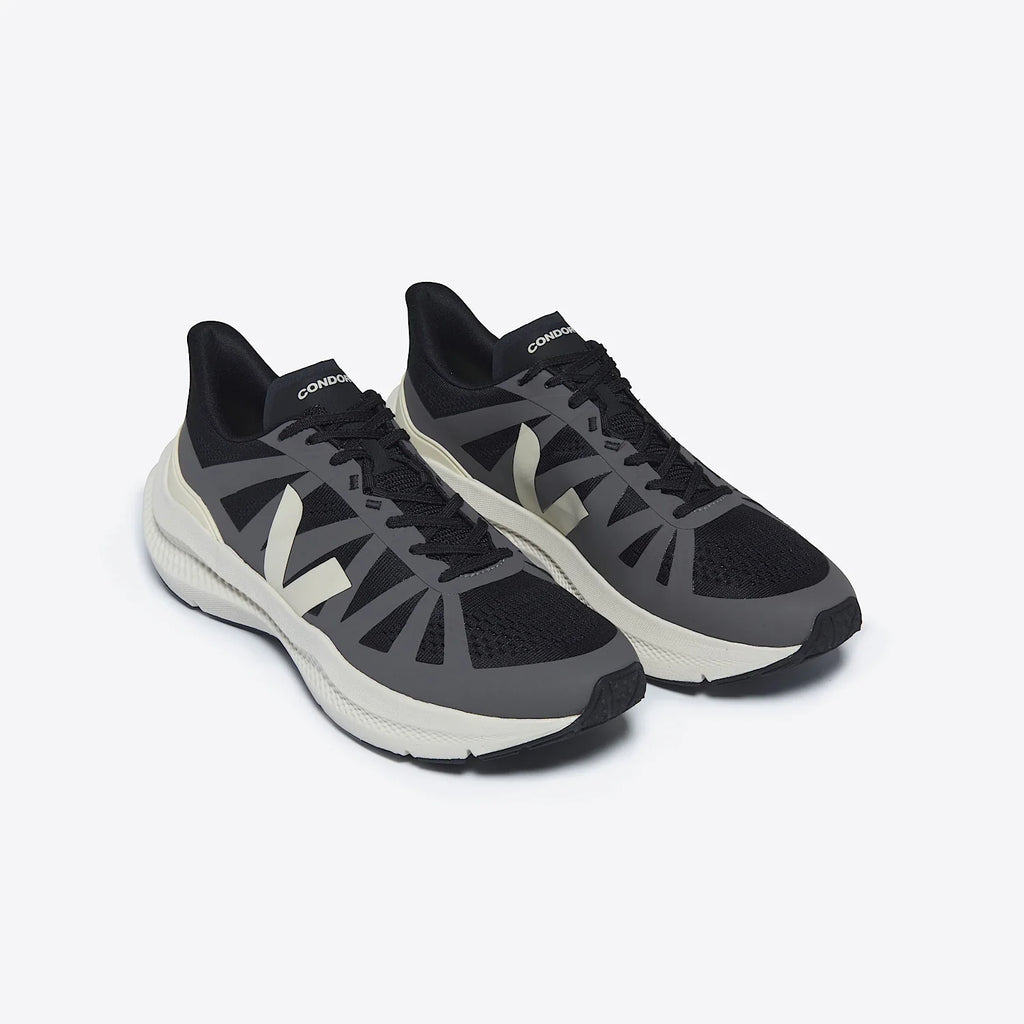 Veja Women's Condor 3 Engineered Mesh in Black Calcaire